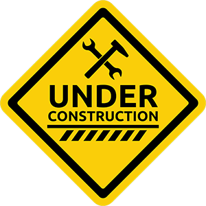 large under construction sign